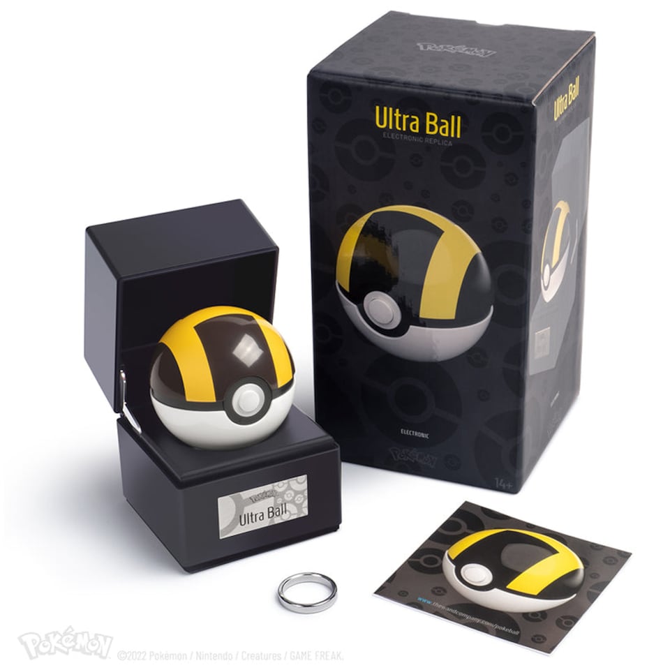 image 1 of Pokémon Die-Cast Ultra Ball Replica | Black