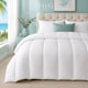 image 2 of Premium 2.5 Tog Summer Duvet Quilt - Lightweight Striped Microfibre, Breathable & Hypoallergenic
