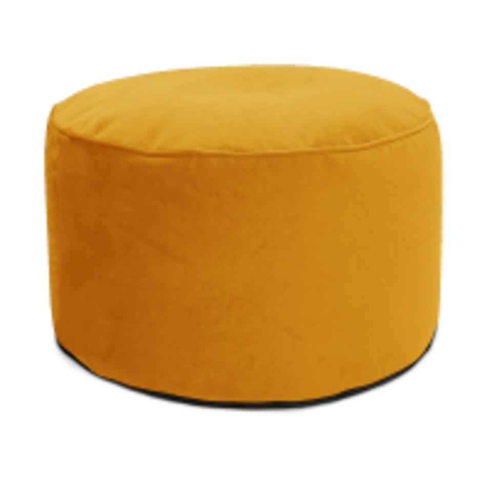 image 1 of rucomfy Velvet Pouffe - Indoor Bean Bag Footstool