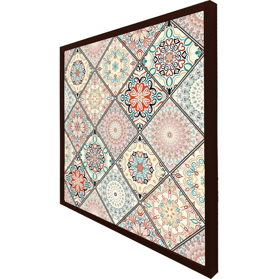 image 1 of Luxury oriental tile (Picutre Frame) Brown | XL