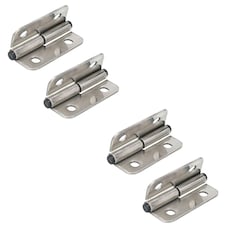 Stainless Steel Lift Off Leaf Hinge Right 76x100mm Heavy Duty Door Hatch 4PK Silver