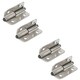 image 1 of Stainless Steel Lift Off Leaf Hinge Right 76x100mm Heavy Duty Door Hatch 4PK Silver