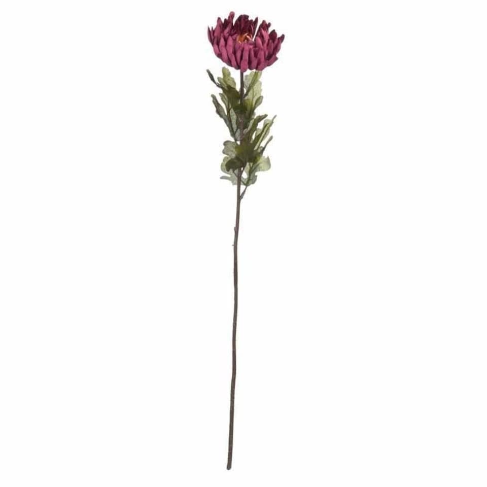 image 1 of Autumn Spider Chrysanthemum Artificial Flower - Fabric/Plastic - L14 x W14 x H78 cm - Purple