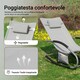 image 5 of SoBuy OGS28-HG,Outdoor Garden Rocking Sun Lounger Recliner