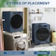 image 6 of HOMCOM 5 kg Portable Vented Tumble Dryer Machine with Timer, Blue