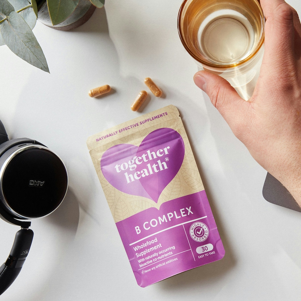 image 1 of Together Health B-Vitamin Complex- Vegan- 30 Capsules