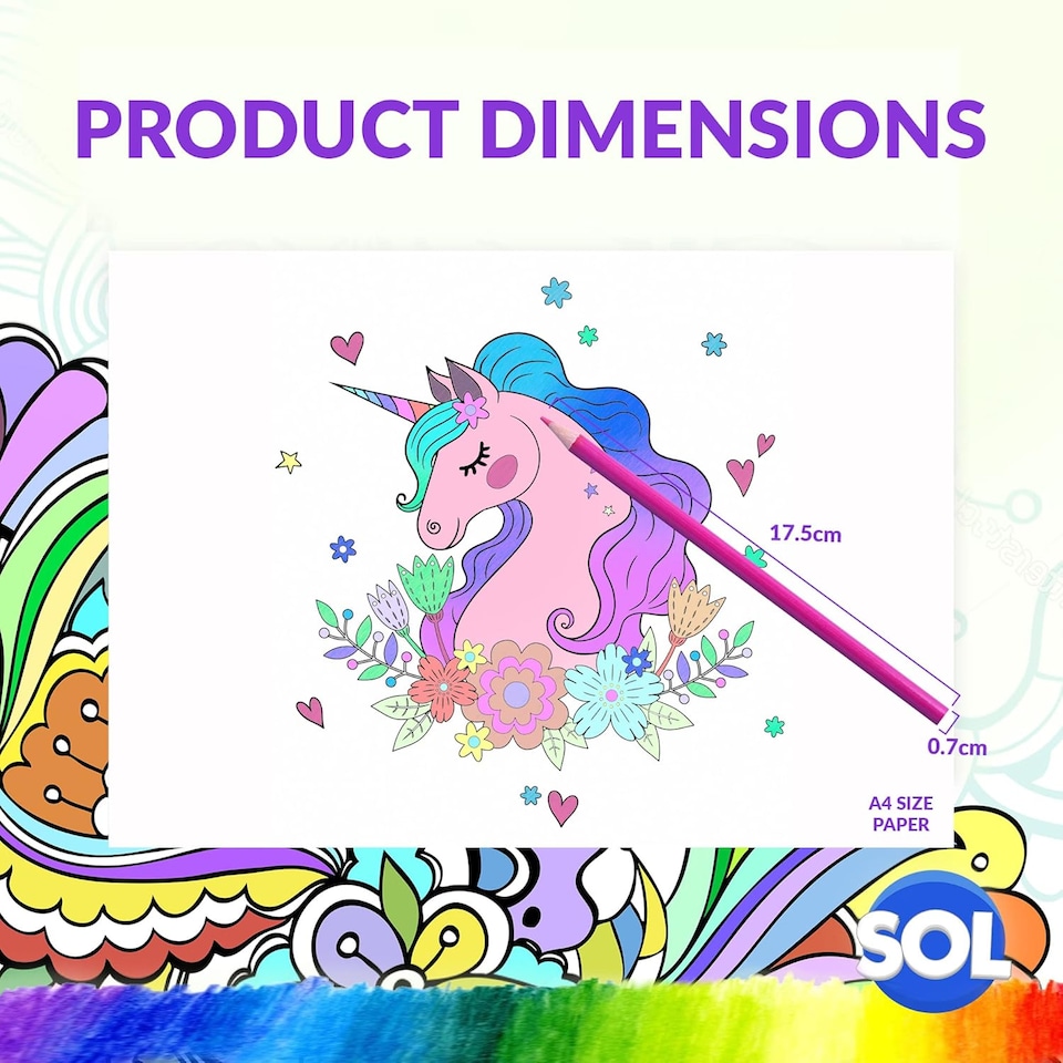 image 1 of 72 Colouring Pencils – Assorted Break-Resistant Artist Pencils for Kids & Adults, Wide Colour Range with Smooth Blending for Art & Crafts