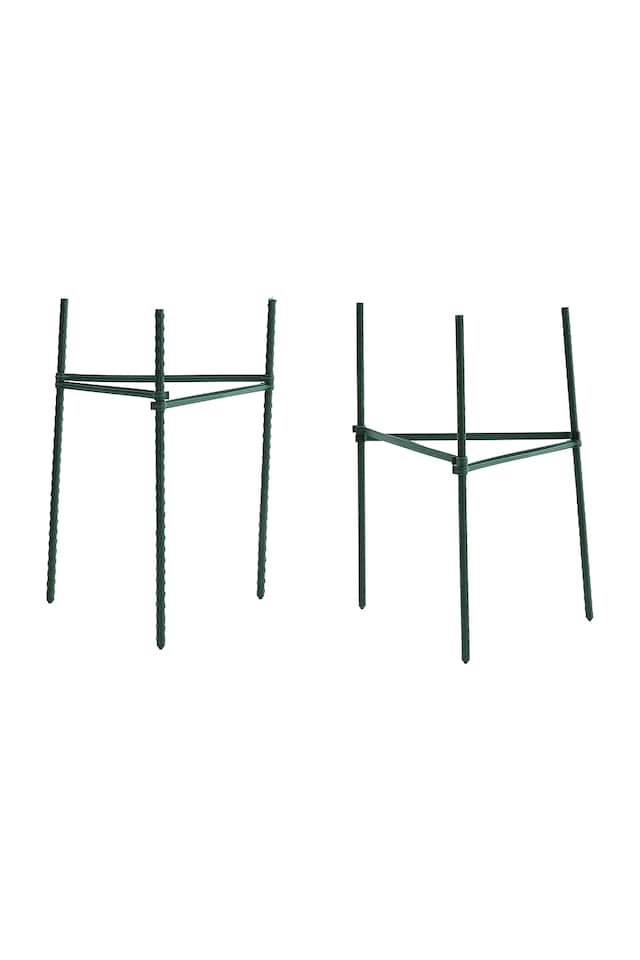 image 1 of Living and Home 3.2m Gardens Bed Oval-Shaped Galvanized Steel Garden Planter With Plant Support Trellis