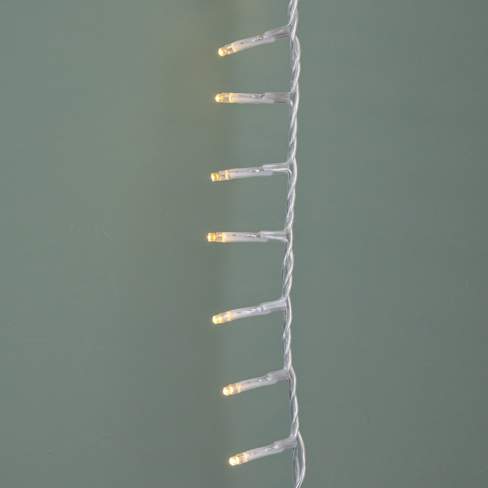 image 1 of 18.7m 750 LED TreeBrights Christmas String Lights with Timer in Warm White on Clear Cable