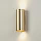 image 1 of Cyls Cylinder Up and Down Wall Light | Gold
