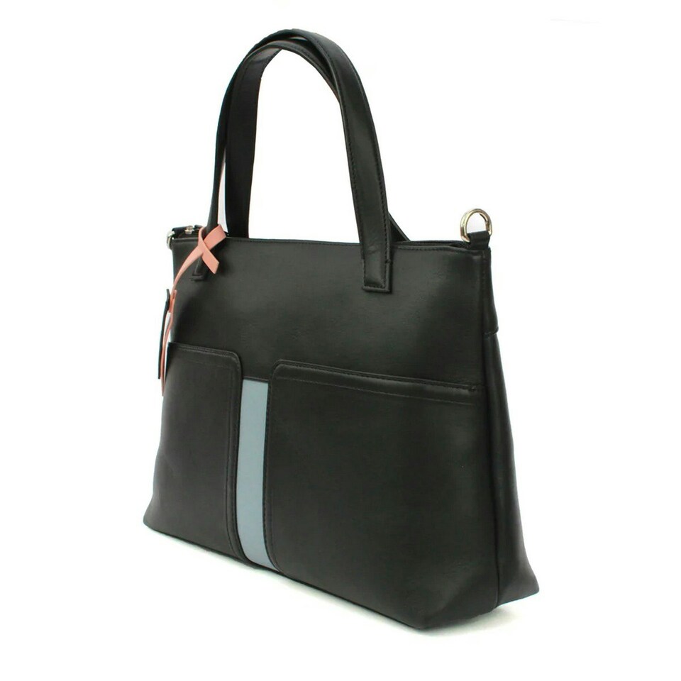image 1 of Eastern Counties Leather Verity Leather Handbag - Black - One Size Black