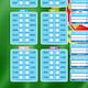 image 4 of Portugal Flag World Football Championship Cup 2026 A3 Fixture Wall Chart