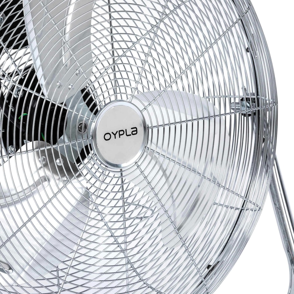 image 1 of Oypla Electrical 20" Inch 50cm Chrome 3 Speed Floor Standing Gym Fan Hydroponic