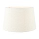 image 1 of 40cm White Boucle Tapered Lampshade White