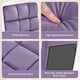 image 5 of Yaheetech Lazy Sleeper Recliner with 14 Adjustable Positions and Backrest Purple