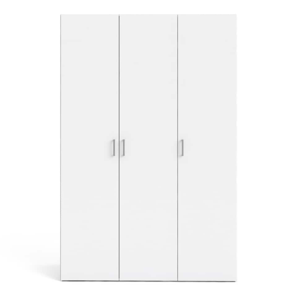 image 1 of Space Wardrobe 3 Doors White 1750