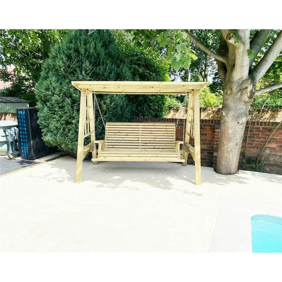 image 1 of Heavy Duty Garden Swing - 3 Seater