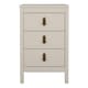 image 3 of Barcelona Bedside Table 3 Drawers in Cashmere N/A