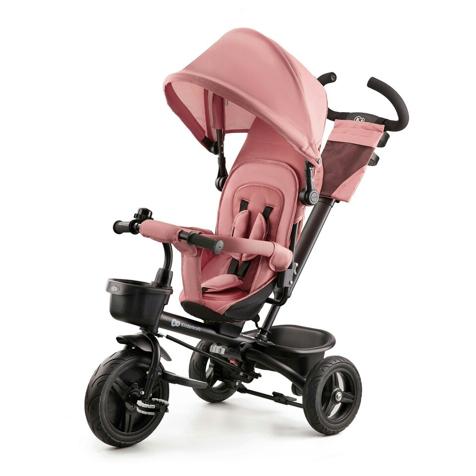 image 1 of Kinderkraft Tricycle Stroller Aveo Pink
