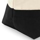 image 3 of Westford Mill Dipped Base Canvas Accessory Bag - Natural/Black - M Cream