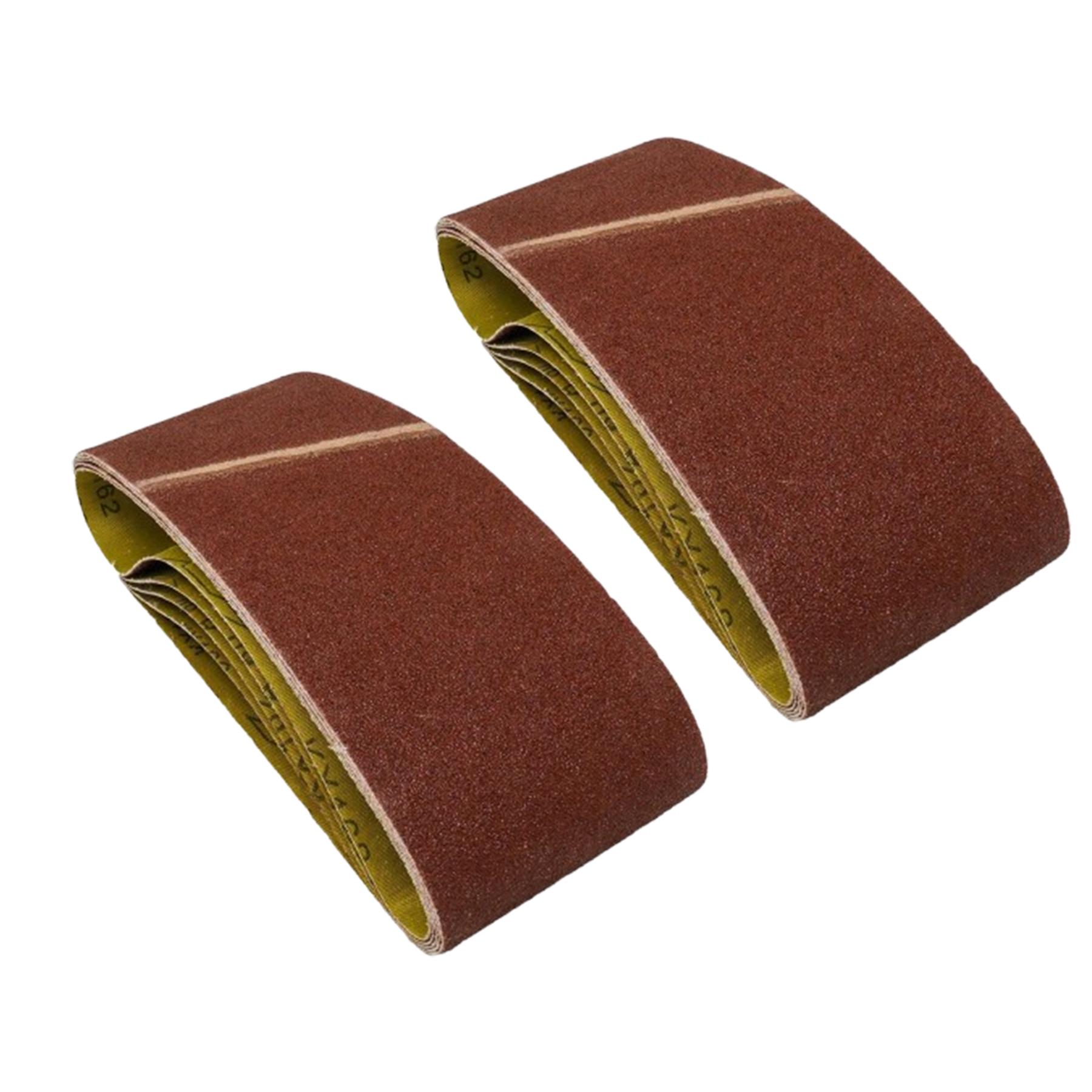 Dapetz ® Sanding Belts 75mm X 457mm 60 Grit Aluminium Oxide Power Tool Sander Sanding Belt Compatible with Bosch, Black+Decker & Makita Sanders polish