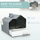 image 3 of PawHut Hooded Cat Litter Tray w/ Scoop, Drawer Pan, Handle, Deodorants