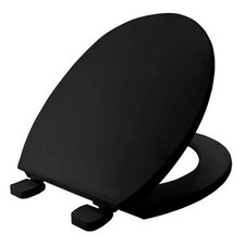 Bemis Chester Thermoplastic Toilet Seat Black - One Colour - One Size