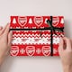 image 4 of Arsenal FC Christmas 2 Sheets & 2 Tags Gift Wrap
