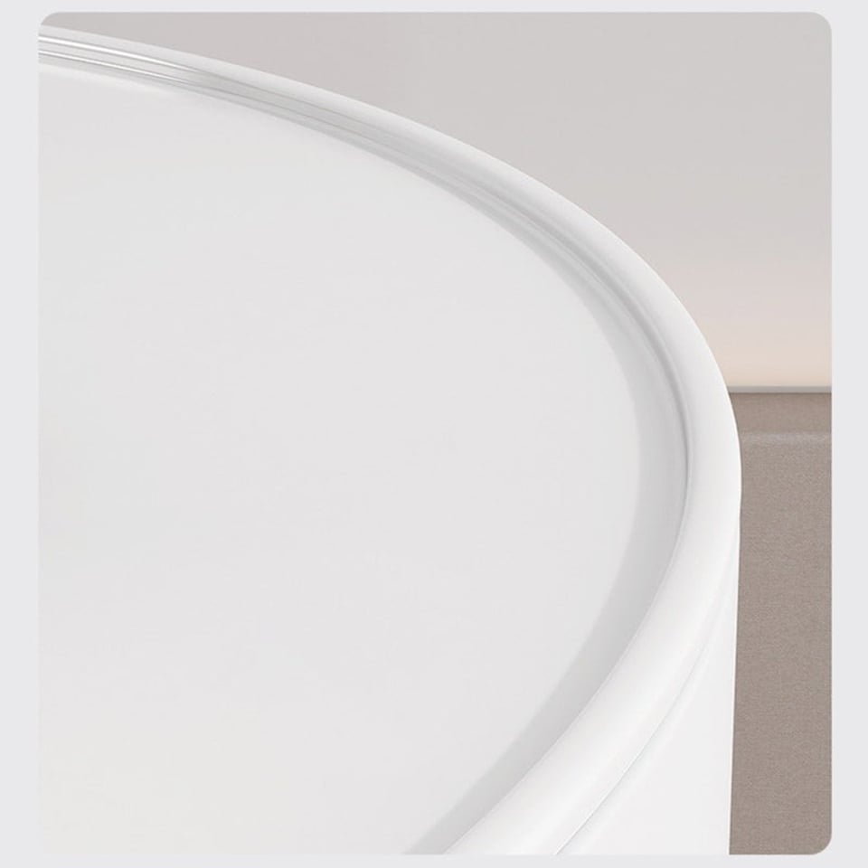 image 1 of Living and Home Cylindrical Multi-Tiered Plastic Storage Drawer Unit, White | White