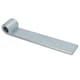 image 3 of HD Strap Tailgate Straight Hinge 160mm Long + 12.5mm Bolt On Gudgeon Pin 10pk Silver