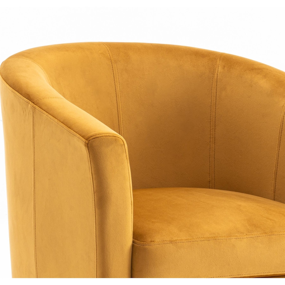 image 1 of Velvet Fabric Tub Chair Sofa Armchair Modern Office Reception Living Room
