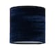 image 2 of First Choice Lighting Set of 2 Navy Blue Crushed Velvet 15.5cm Table Lamp Shades Blue