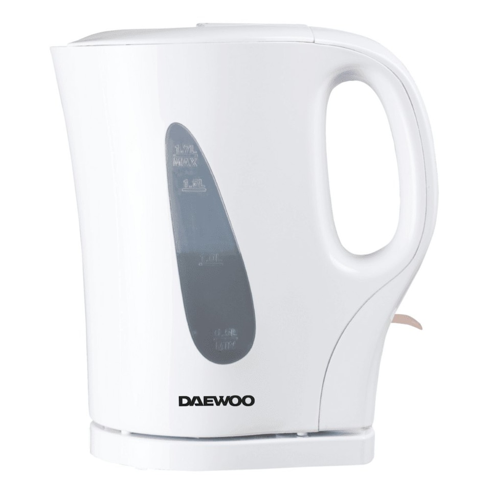image 1 of Daewoo Essentials 2 Slice Toaster & Kettle Set-White | White