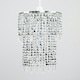 image 1 of ValueLights Acrylic Droplets Pair of Silver Ceiling Pendant Droplets Shade Silver