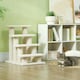 image 6 of PawHut Dog Steps for Bed 4 Step Pet Stairs for Dog Cat Climb Ladder Cream