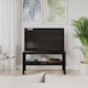 image 3 of URBNLIVING 2 Tier TV Bench Entertainment Media Stand 90cm | Multi | Black | 1