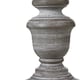 image 2 of Belluno Urn Table Lamp with Linen Shade - Wood - L11 x W11 x H24 cm - Grey | Grey