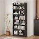 image 3 of Yaheetech 7-layer Open Shelf Bookshelf-Black