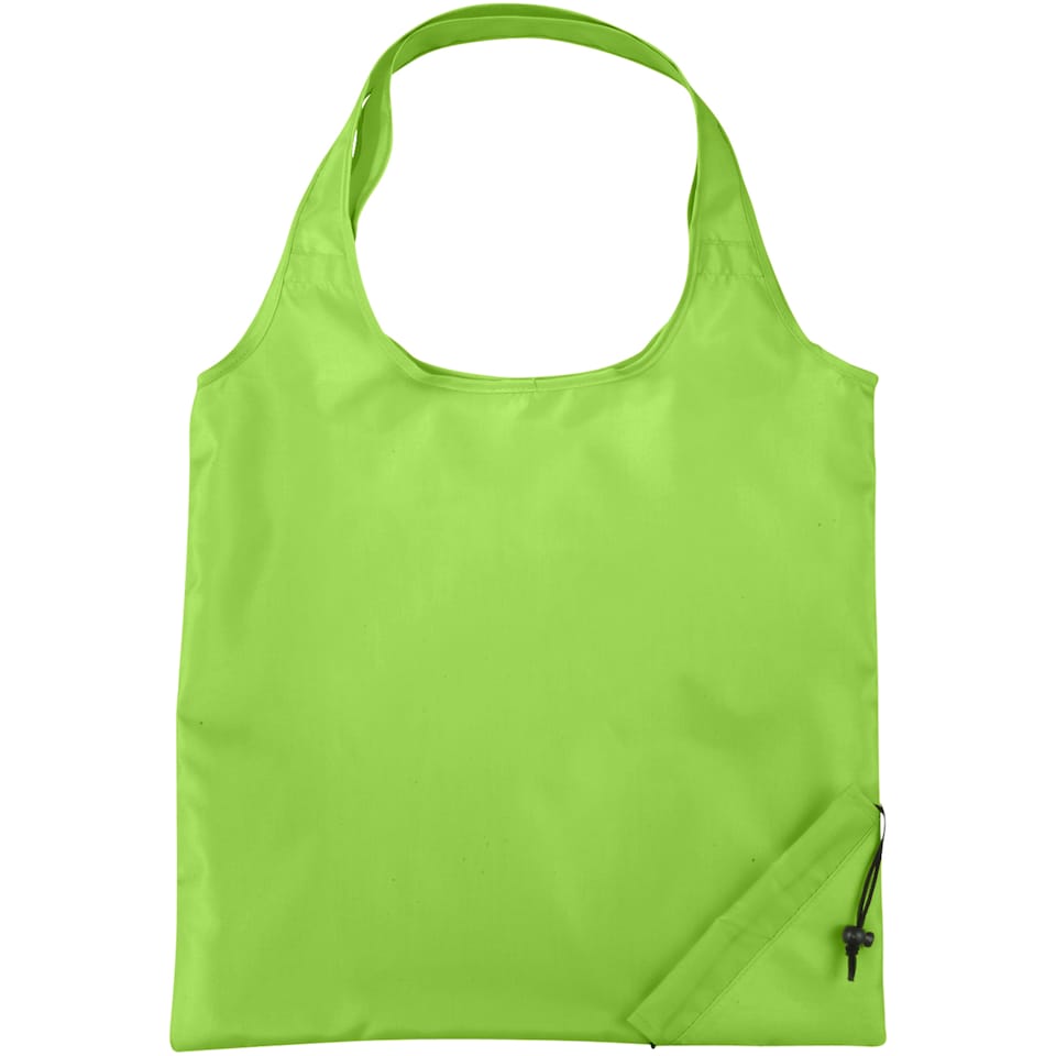 image 1 of Bullet Bungalow Foldable Polyester Tote | Yellow | Lime | 1