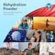 image 3 of Hydravive Rehydration Electrolytes Powder - High Strength Vitamin C & 8 B Vitamins: B1, B3, B5, B12 Supplement Sachet Drink - 7 Pack Lemon/Lime