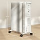 image 7 of HOMCOM 11 Fin Portable Oil Filled Heater Radiator, Energy Efficient, White