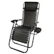 image 1 of Black Multi Position Textoline Zero Gravity Garden Relaxer Chair Lounger