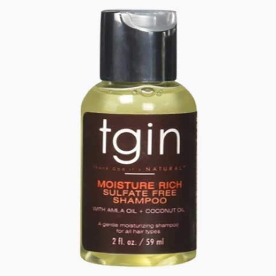 TGIN Moisture Rich Sulfate Free Shampoo Travel Size 59 ml