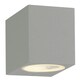 image 2 of Set of 6 Falmouth - Grey Downwards Outdoor IP44 Wall Light Grey | Clear