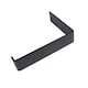 image 3 of Hammer & Tongs Scaffold Board Iron Shelf Bracket - D235mm - Black