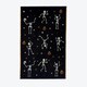image 10 of Luxury Halloween Hand Towels Pack of 2 - 100% Cotton Spooky Tea Towels Black | Skeletons
