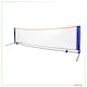 image 3 of Oypla Medium 4m Adjustable Foldable Badminton Tennis Volleyball Net