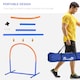 image 2 of PawHut Dog Agility Training Equipment Pet Agility Training Set with Carry Bag
