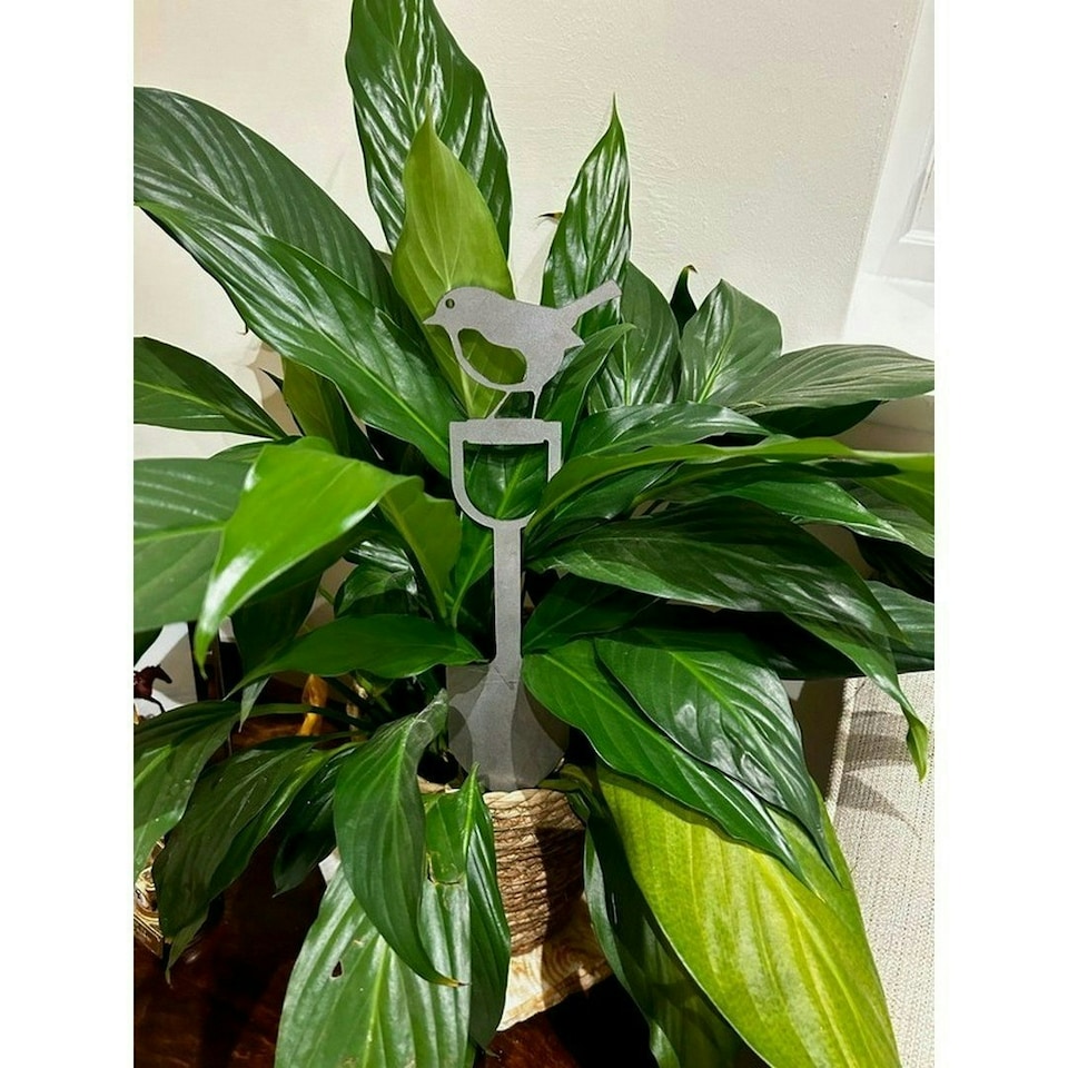 image 1 of Small Fairy Garden Ornament - Solid Steel - H30 cm - Black