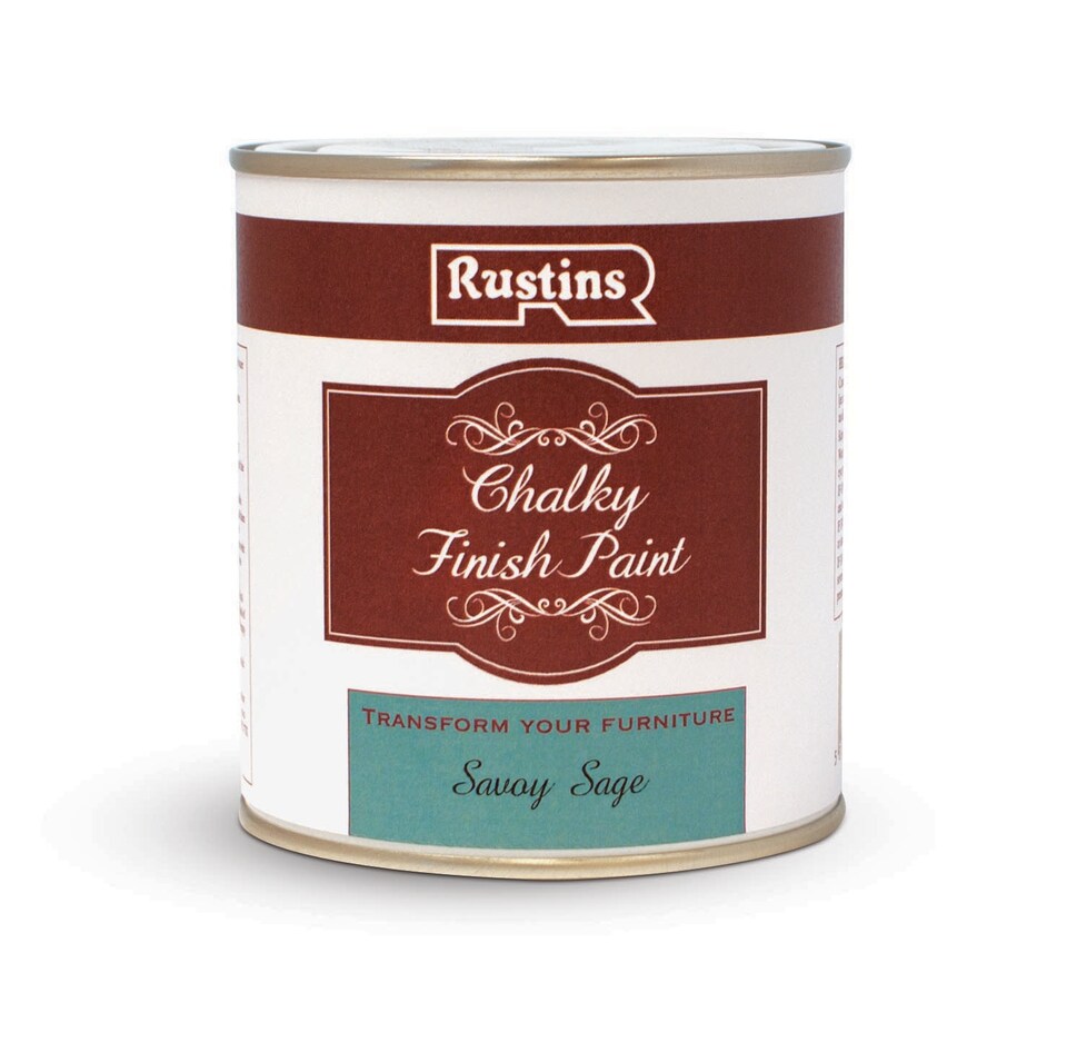 image 1 of Rustins Quick Dry Chalky Finish Paint Savoy Sage 500ml